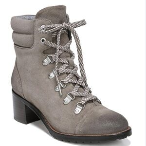 Sam Edelman Manchester Tie Lace Up Women’s Ankle Boots Dark Tan Taupe Size 9M